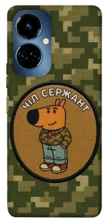 Чехол на TECNO Camon 19 Pro Чил сержант фото 1 из 1