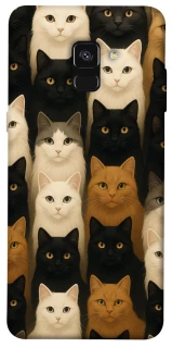 Чохол на Samsung A530 Galaxy A8 (2018) Colorful Cat Collage фото 1 Чохол на Samsung A530 Galaxy A8 (2018) Colorful Cat Collage фото 1 з 1