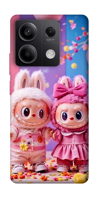 Чохол на Xiaomi Redmi Note 13 5G Labubu twins ver.2 фото 1 з 1