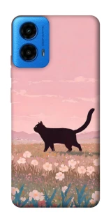 Чохол на Motorola Moto G45 cat on a field фото 1 з 1