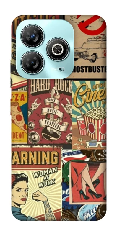 Чохол на ZTE Blade A75 4G Retro collage ver.2 фото 1 з 1