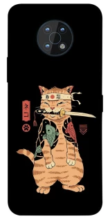 Чохол на Nokia G50 Кіт-самурай фото 1 з 1