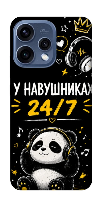 Чехол на Oppo Reno 15 У навушниках 24/7 фото 2 из 2
