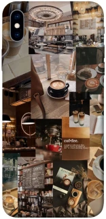 Чехол на Apple iPhone XS Max (6.5") Coffee collage ver.2 фото 1 из 1