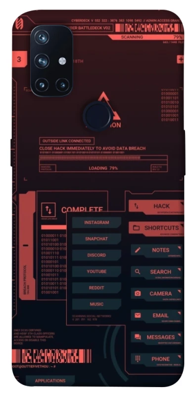 Чехол на OnePlus Nord N10 5G Attention фото 1 из 1