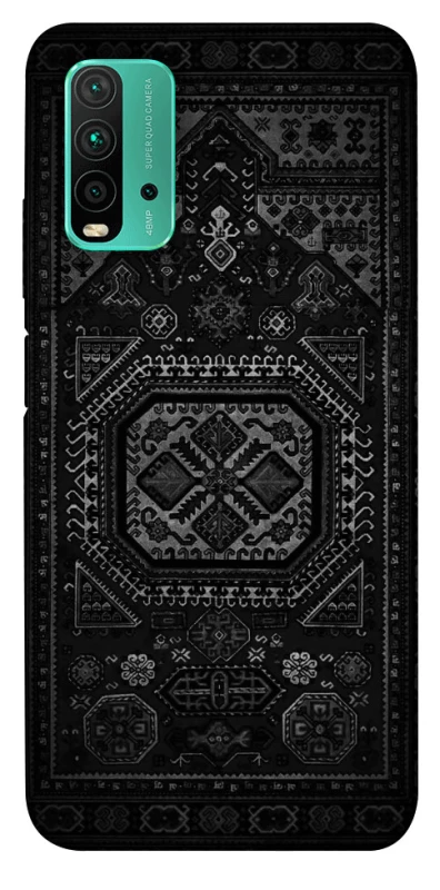 Чехол на Xiaomi Redmi Note 9 4G / Redmi 9 Power Черный ковер фото 1 из 1