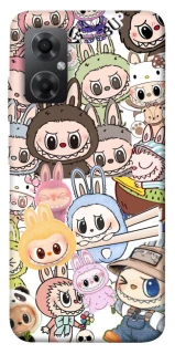Чехол на Xiaomi Redmi Note 11R All Labubus фото 1 из 1