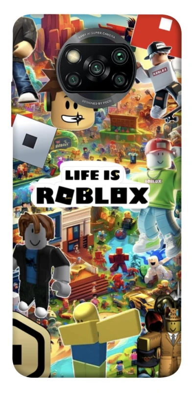 Чохол на Xiaomi Poco X3 NFC / Poco X3 Pro Life is Roblox фото 1 з 1