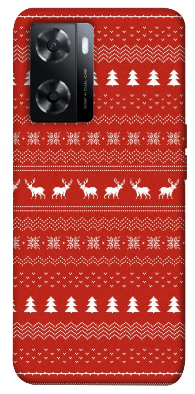 Чохол на Oppo A77s Новорічний v12 фото 1 з 1