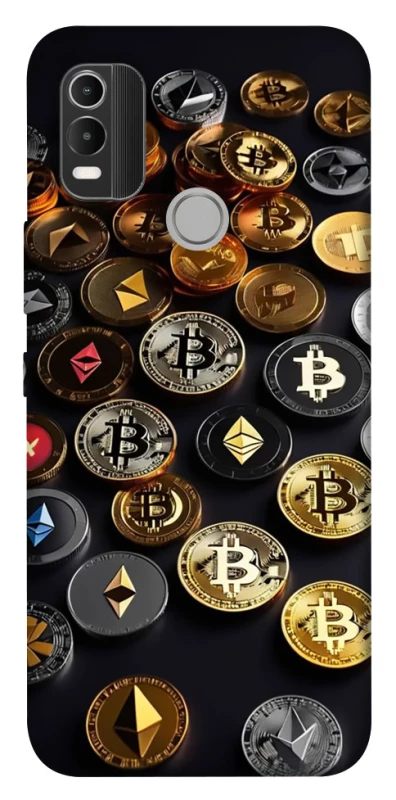 Чехол на Nokia C21 Plus Many coins фото 1 из 1