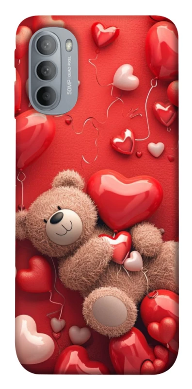 Чохол на Motorola Moto G31 bear in hearts фото 1 з 1