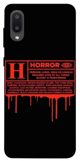 Чехол на Samsung Galaxy A02 Horror Halloween фото 1 из 1