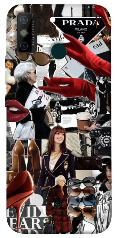 Чохол на TECNO Spark 6 Go Fashion collage ver.13 фото 1 з 1