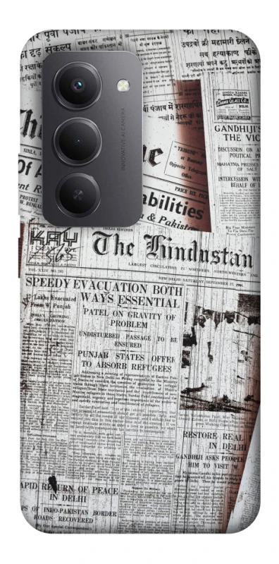 Чохол на Xiaomi Redmi 15 (EU) Газети фото 1 з 1