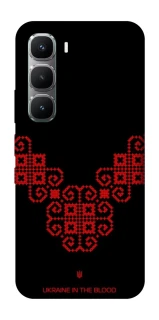 Чохол на Infinix Hot 60 Pro Чорно-червона вишиванка фото 1 з 1
