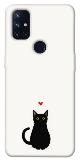 Чохол на OnePlus Nord N10 5G cat in love фото 1 Чохол на OnePlus Nord N10 5G cat in love фото 1 з 1