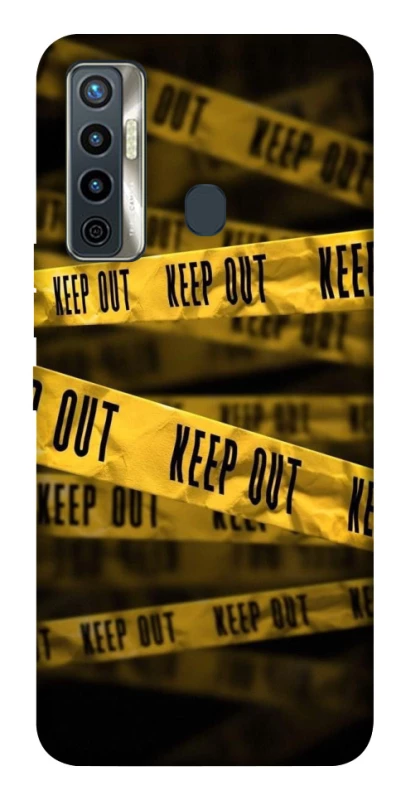 Чохол на TECNO Camon 17 keep out фото 1 з 1