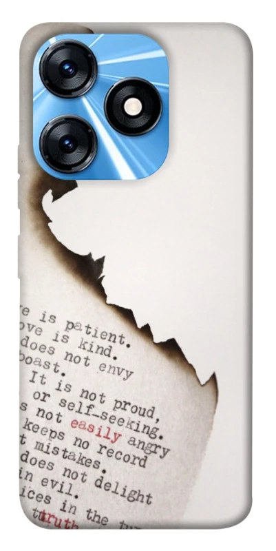 Чохол на TECNO Spark 10 Вірші фото 1 з 1