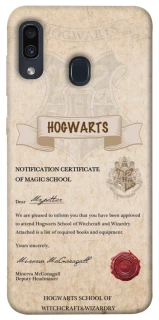Чохол на Samsung Galaxy A20 / A30 The Hogwarts acceptance letter фото 1 з 1