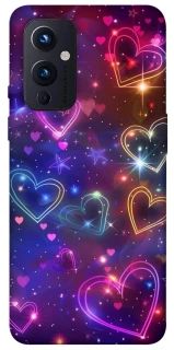 Чехол на OnePlus 9 Drawn hearts фото 1 из 1