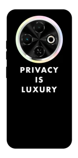 Чохол на TECNO Spark 30C Privacy is luxury фото 1 з 1