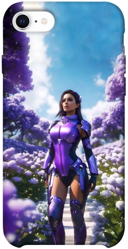 Чохол на Apple iPhone SE (2020) Cyber space girl ver.4 фото 1 з 1