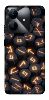 Чехол на Realme Note 60x Огненые руны фото 1 из 1