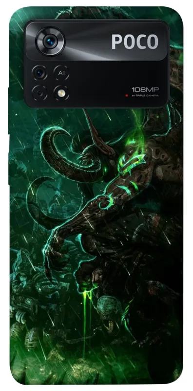 Чехол на Xiaomi Poco X4 Pro 5G Warcraft Illidan v2 фото 1 из 1
