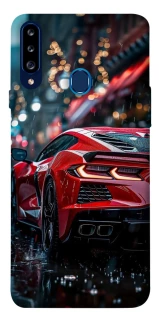 Чехол на Samsung Galaxy A20s Red sports car фото 1 из 1
