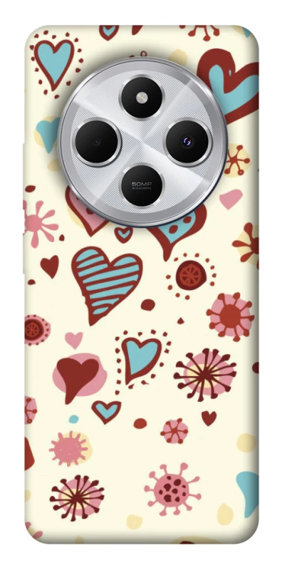 Чохол на Xiaomi Redmi 14C / Poco C75 Pretty hearts фото 1 з 1