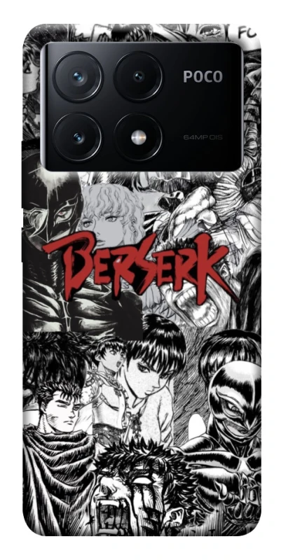 Чохол на Xiaomi Poco X6 Berserk Collage фото 1 з 1