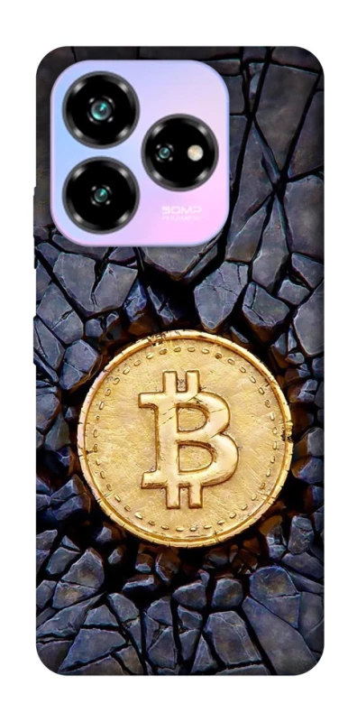 Чохол на ZTE Nubia V60 Desing Bitcoin cracks фото 1 з 1