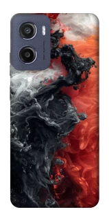 Чохол на Motorola Moto G05 Black and Red фото 1 з 1