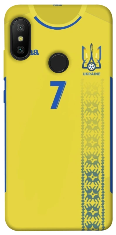 Чехол на Xiaomi Mi A2 Lite / Xiaomi Redmi 6 Pro UA-Football ver.3 фото 1 из 1