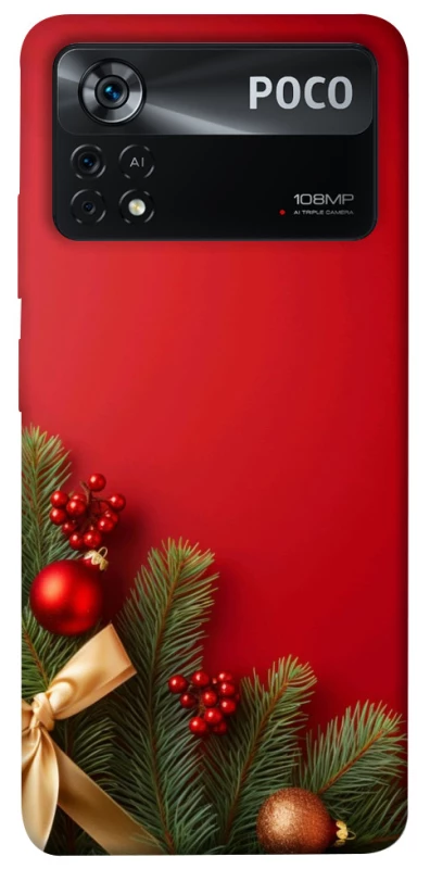 Чохол на Xiaomi Poco X4 Pro 5G Новорічний v21 фото 1 з 1