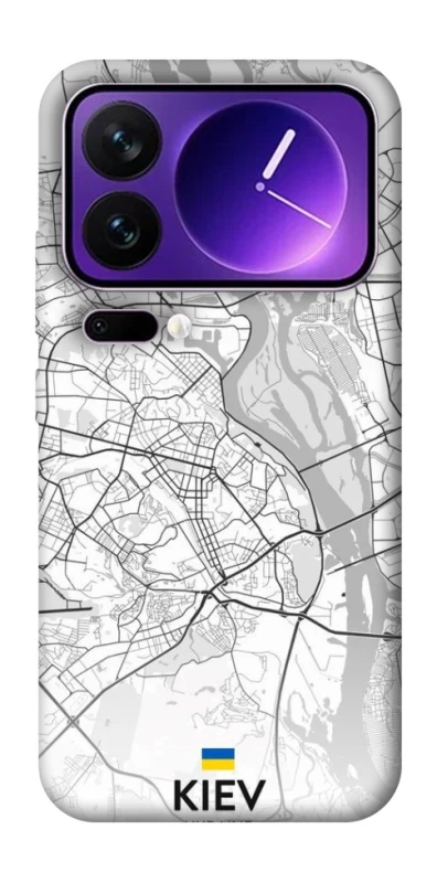 Чохол на Xiaomi 17 Pro Max Kiev white map фото 1 з 1