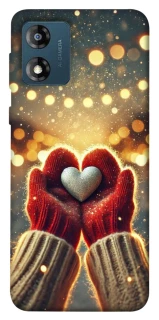 Чехол на Motorola Moto E13 Heart in hand фото 1 из 1