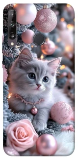 Чохол на Huawei P40 Lite E Christmas Kitty фото 1 з 1