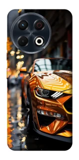 Чохол на TECNO Spark 30 Pro (KL7) Golden sports car фото 1 з 1