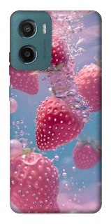 Чохол на Motorola Moto G06 Полуниця в воді фото 1 з 1