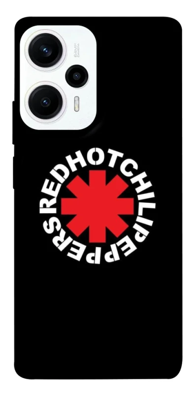 Чохол на Xiaomi Poco F5 / Note 12 Turbo Red Hot Chili Peppers logo фото 1 з 1