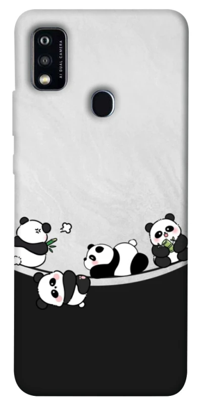Чохол на ZTE Blade A51 Four pandas фото 1 з 1
