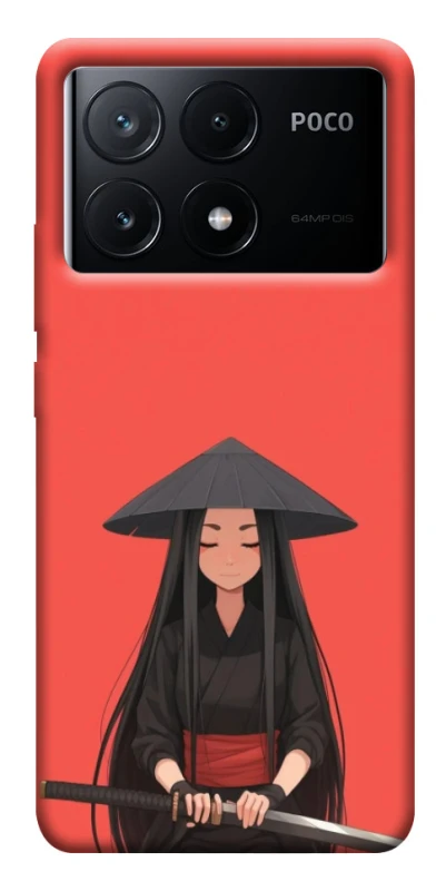 Чохол на Xiaomi Poco X6 Red samurai фото 1 з 1