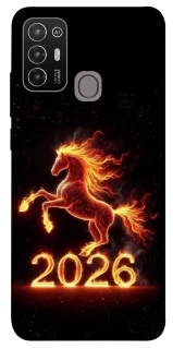 Чехол на ZTE Blade A52 Red Fire Horse ver.1 фото 1 из 1
