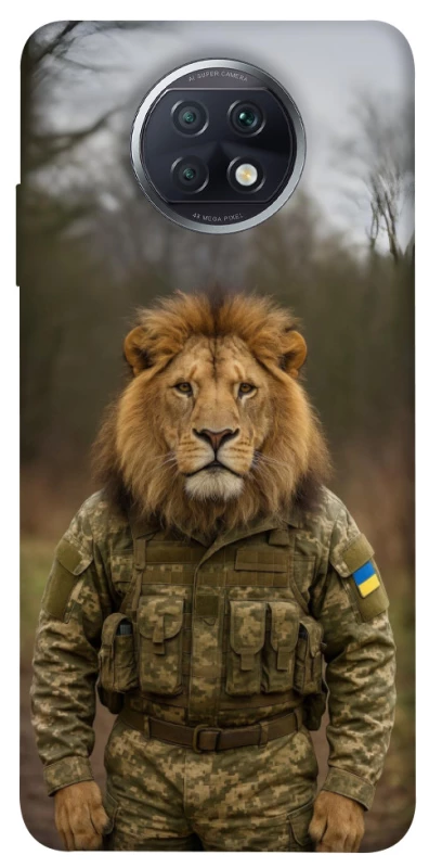 Чехол на Xiaomi Redmi Note 9 5G / Note 9T Лев защитник фото 1 из 1