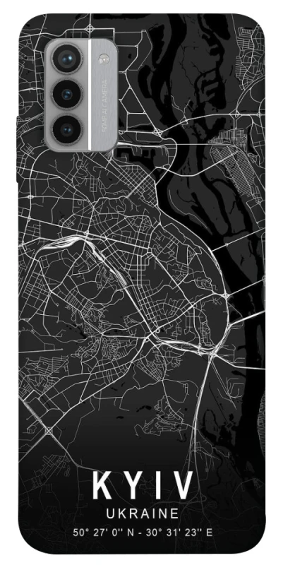 Чохол на Nokia G42 Kyiv map фото 1 з 1