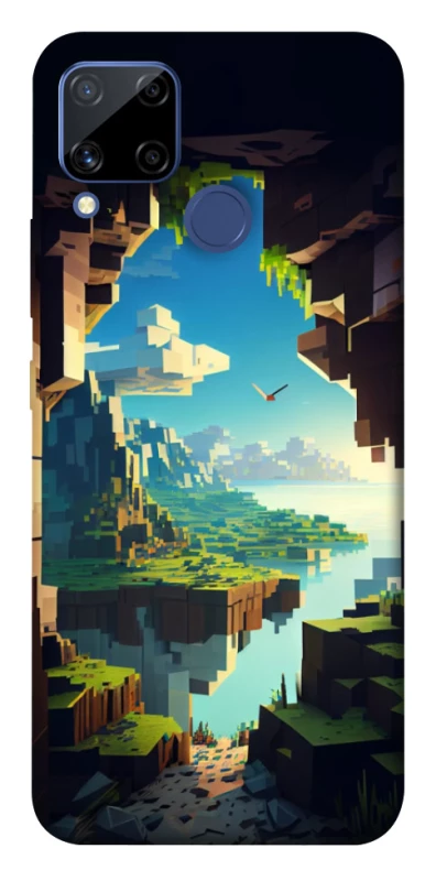 Чохол на Realme C15 Minecraft sunrise фото 1 з 1