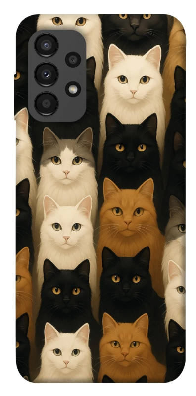 Чехол на Samsung Galaxy A13 4G Colorful Cat Collage фото 1 Чехол на Samsung Galaxy A13 4G Colorful Cat Collage фото 1 из 1