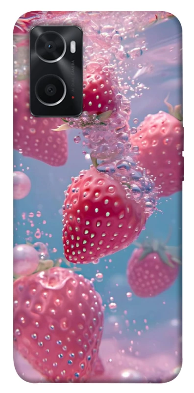 Чохол на Oppo A76 4G Полуниця в воді фото 1 з 1