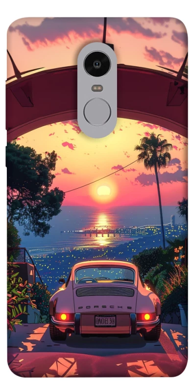 Чохол на Xiaomi Redmi Note 4X / Note 4 (Snapdragon) Porsche at sunset фото 1 з 1